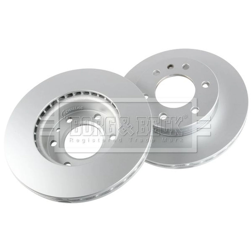 Borg & Beck 2 x Vented Front Brake Discs BBD4570