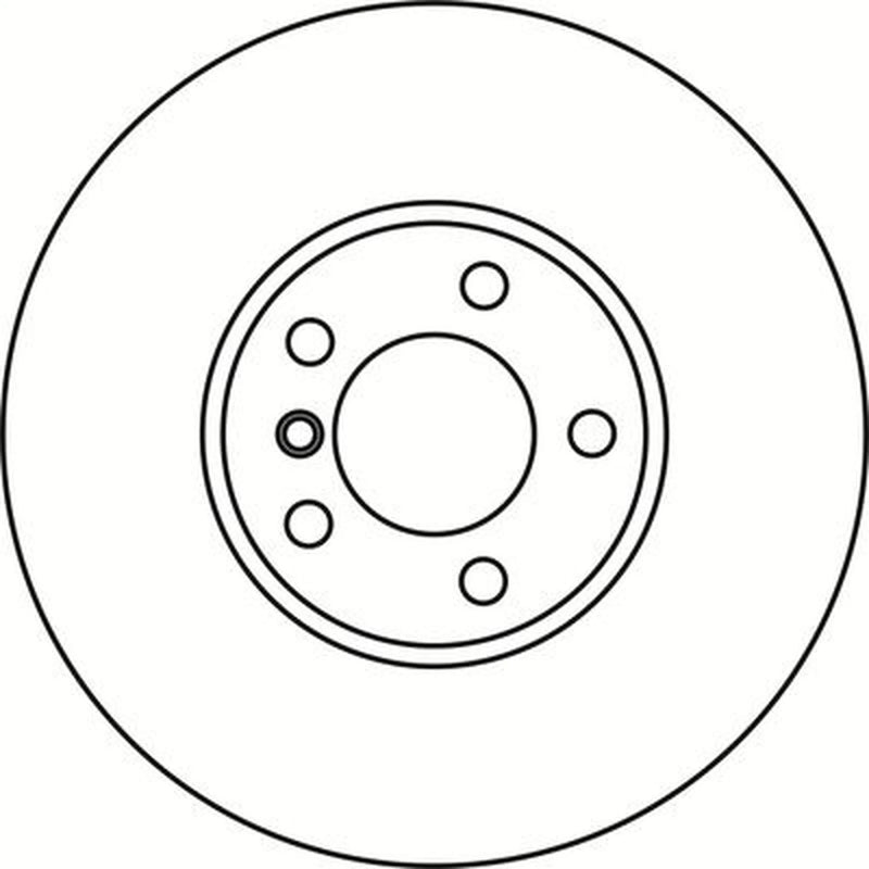 Abtex 2 x Vented Front Brake Discs BD1539V