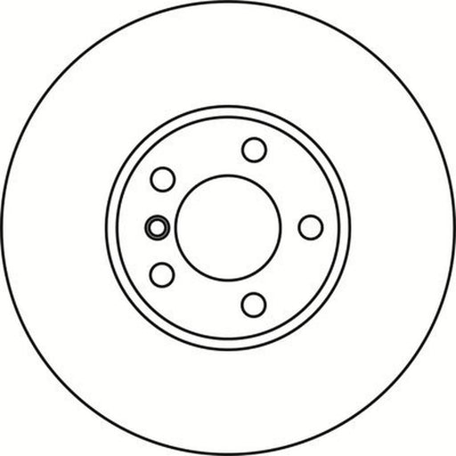 Abtex 2 x Vented Front Brake Discs BD1539V