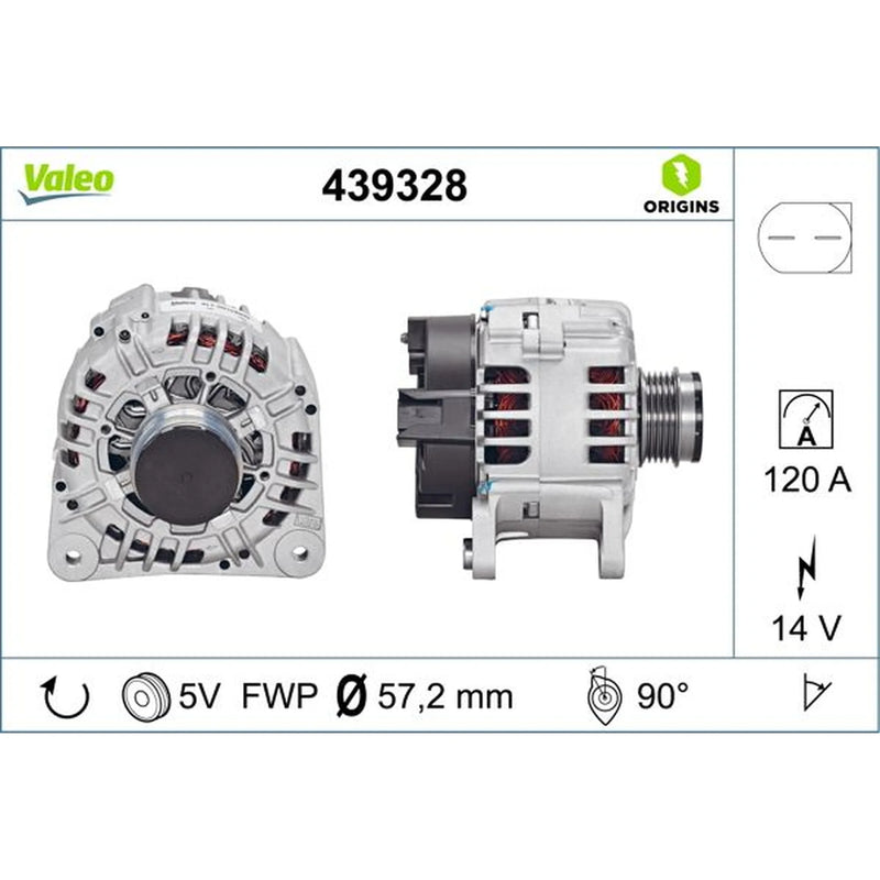 Valeo Car Alternator 12V 439328