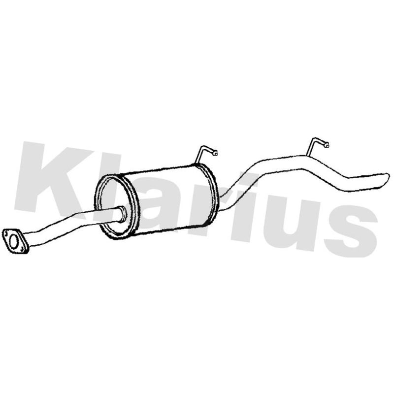 Klarius Box With Tail Pipe Rear HA391A