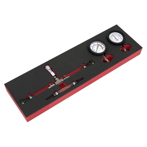 Sealey Fuel Pressure Gauge Set VS550 Sealey  - Town Parts
