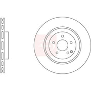 Apec 2 x Vented Front Brake Discs DSK3273