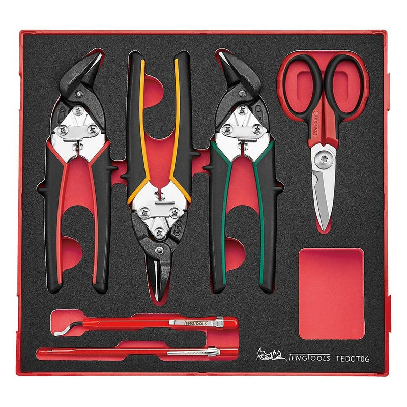 Teng Tools Cutting Tool Set FOAM2 6 Pieces