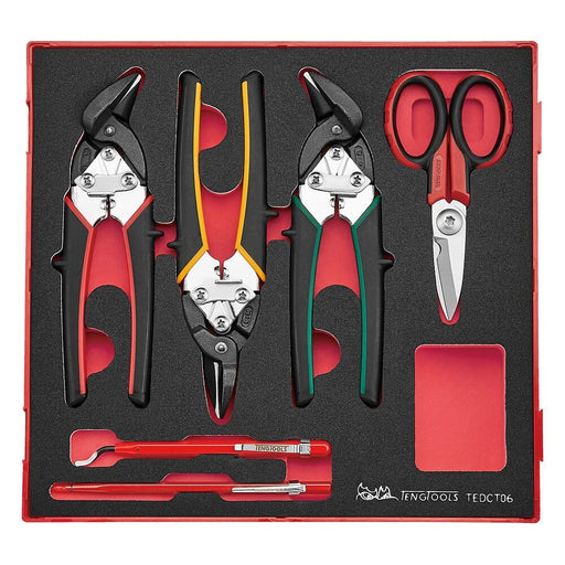 Teng Tools Cutting Tool Set FOAM2 6 Pieces