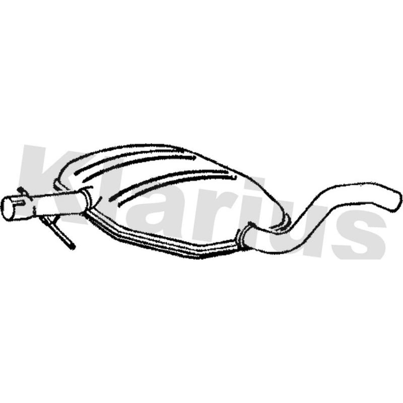 Klarius Box With Centre Pipe Centre VW258G