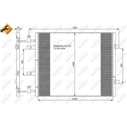 NRF Air Conditioning Condenser 35845