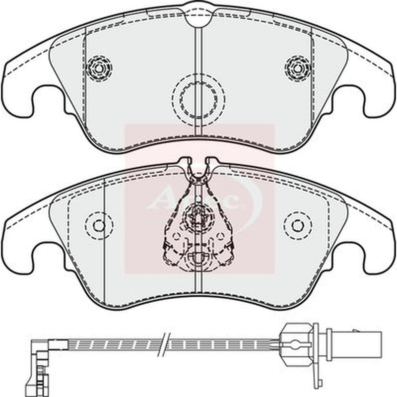 Apec Front Brake Pad Set PAD1861