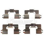Borg & Beck Brake Pad Accessory Fitting Kit Rear BBK1323