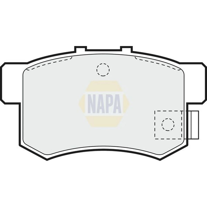 NAPA Rear Brake Pad Set NBP1686