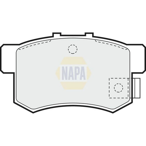 NAPA Rear Brake Pad Set NBP1686