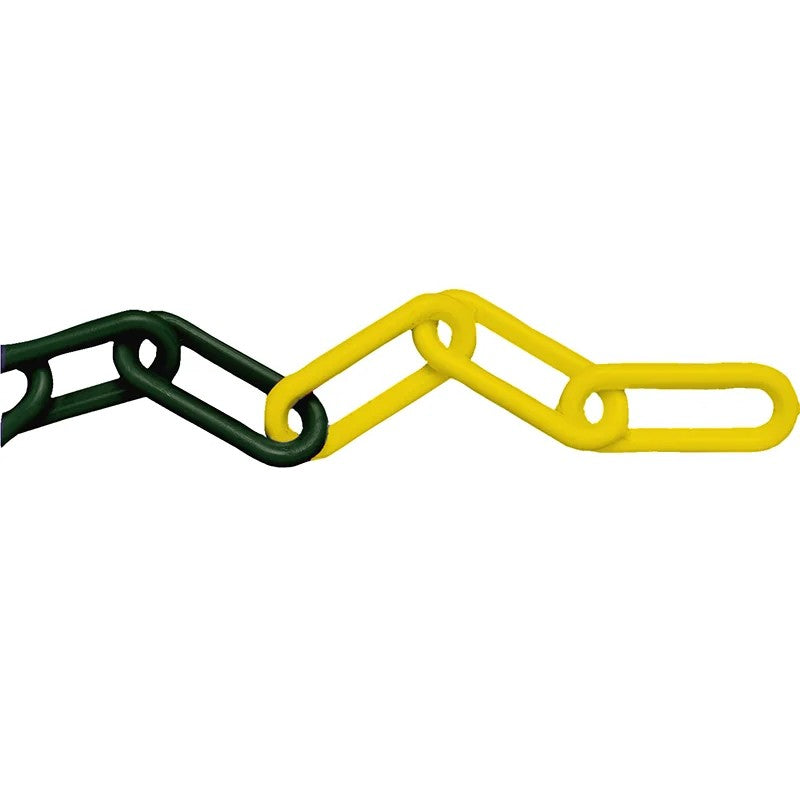 Faithfull Plastic Chain 8mm x 12.5m Yellow / Black - FAICHPYB812C