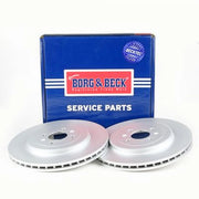 Borg & Beck 2 x Vented Front Brake Discs BBD4695