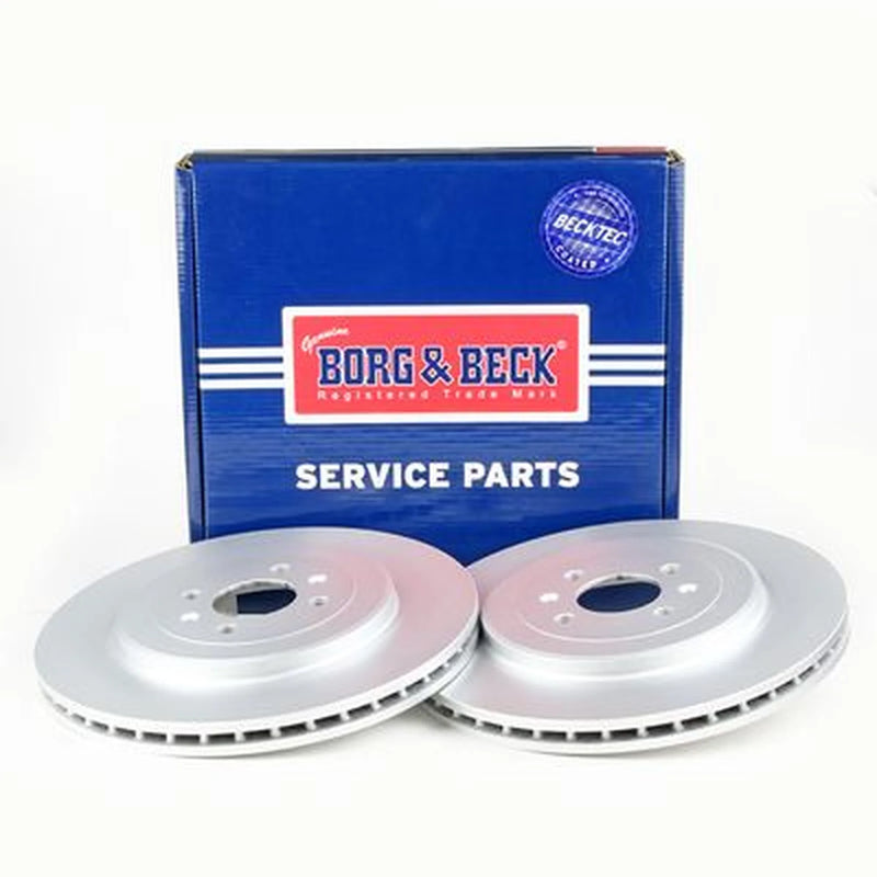 Borg & Beck 2 x Vented Front Brake Discs BBD4695