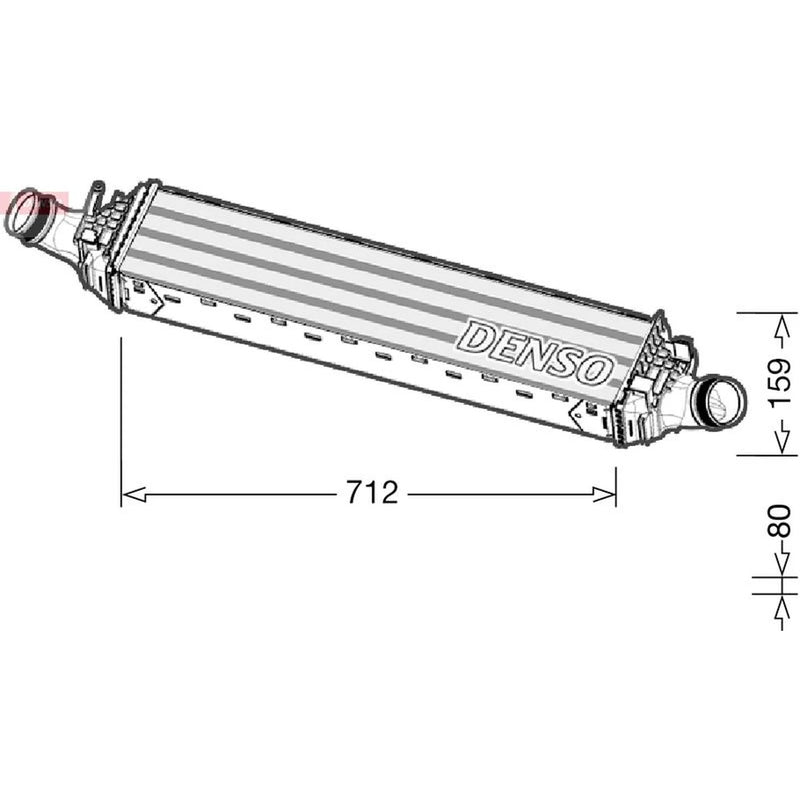 Denso Intercooler (Charge Air Cooler) DIT02038