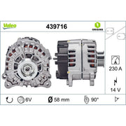 Valeo Car Alternator 12V 439716