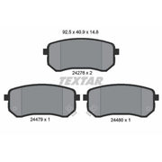 Textar Rear Brake Pad Set 2427601