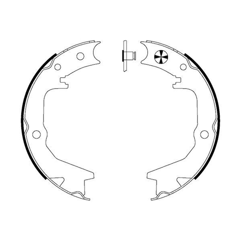 Mintex Parking Brake Shoe Set MFR518
