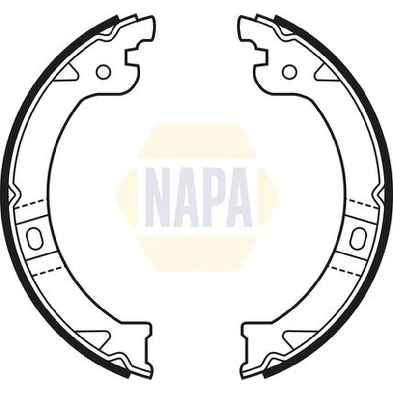 NAPA Parking Brake Shoe Set NBS5017