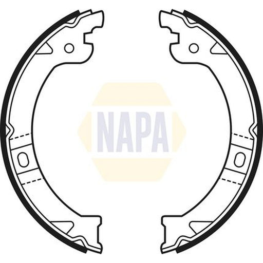 NAPA Parking Brake Shoe Set NBS5017