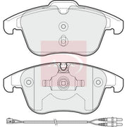 Apec Front Brake Pad Set PAD1668