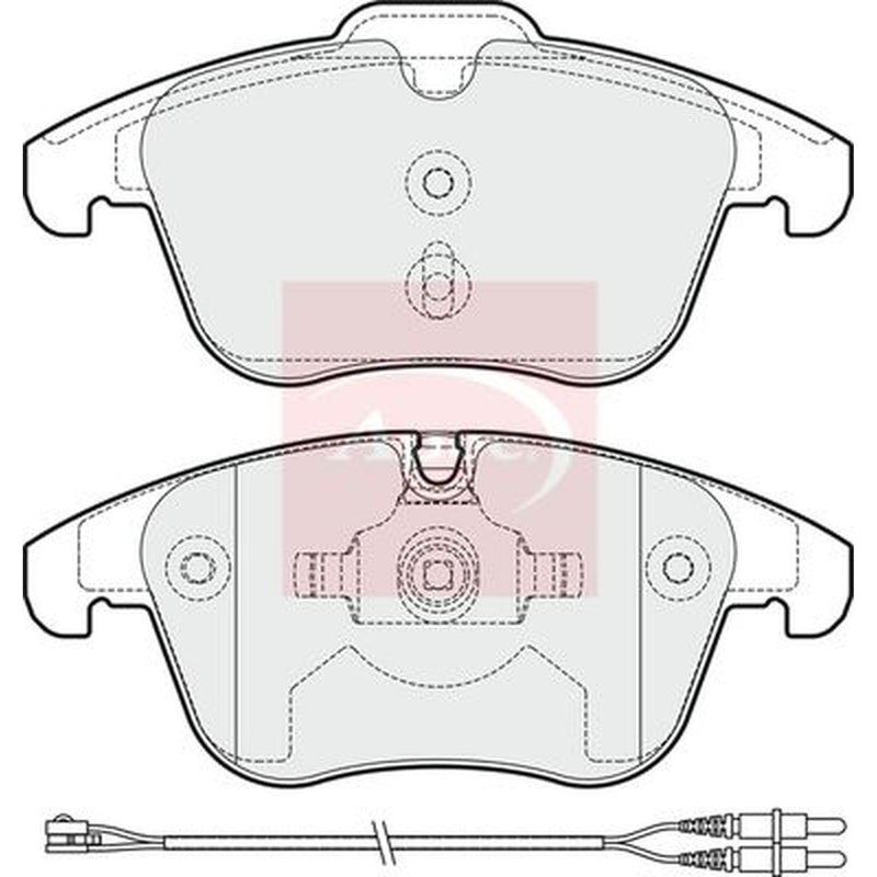 Apec Front Brake Pad Set PAD1668