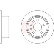 Apec 2 x Solid Rear Brake Discs DSK703