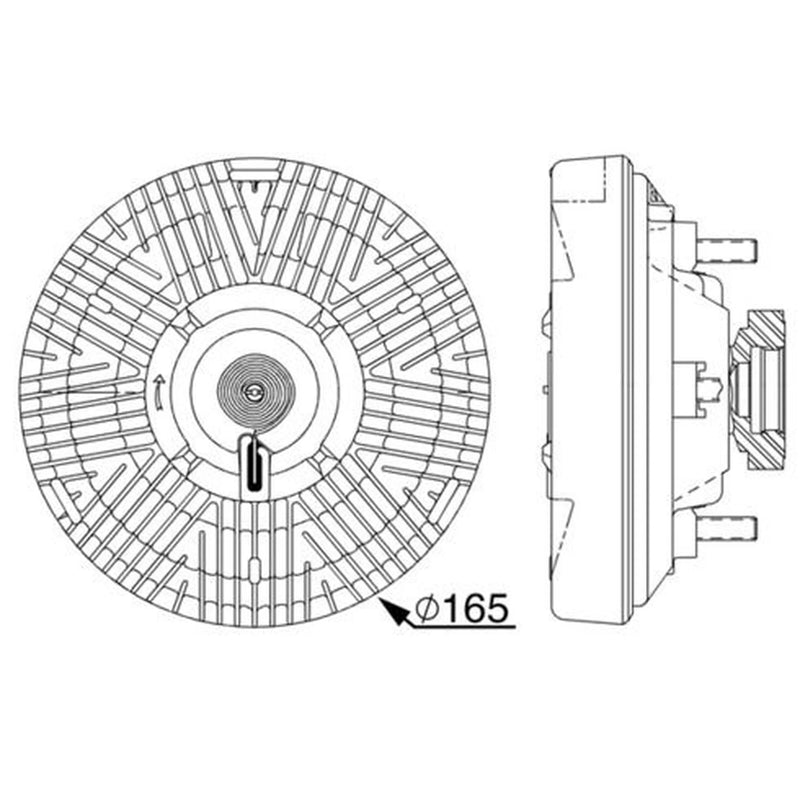 Mahle Radiator Fan Clutch CFC 238 000P
