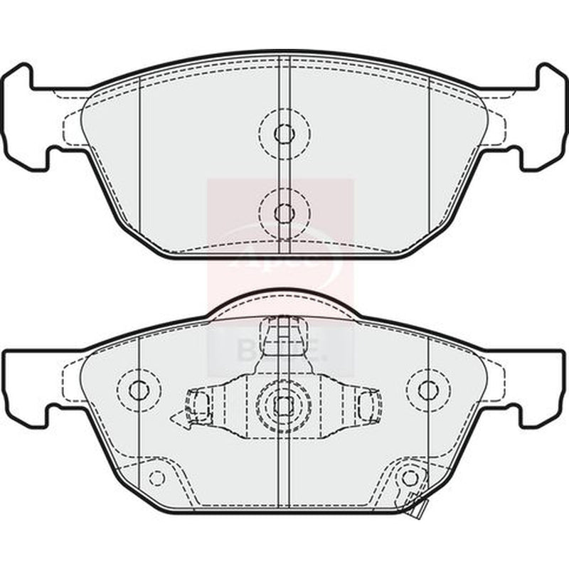 Apec Front Brake Pad Set PD3741