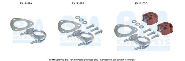 BM Catalysts FK11102A Soot/Particulate Filter Mounting Kit Fits Saab 9-5 BM - Town Parts