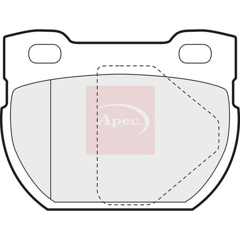 Apec Rear Brake Pad Set PAD907