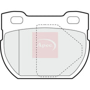 Apec Rear Brake Pad Set PAD907