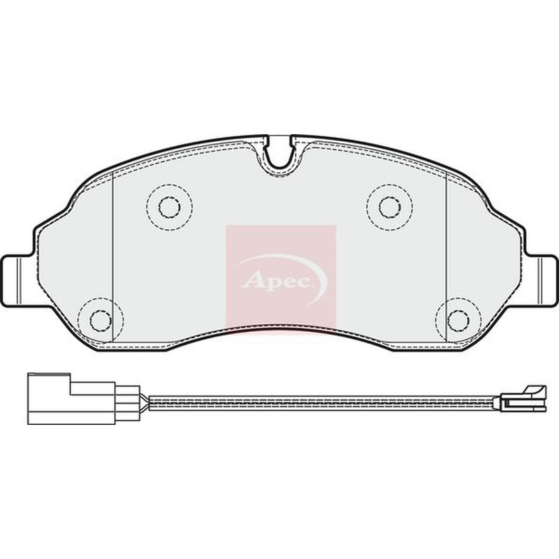 Apec Front Brake Pad Set PAD2036