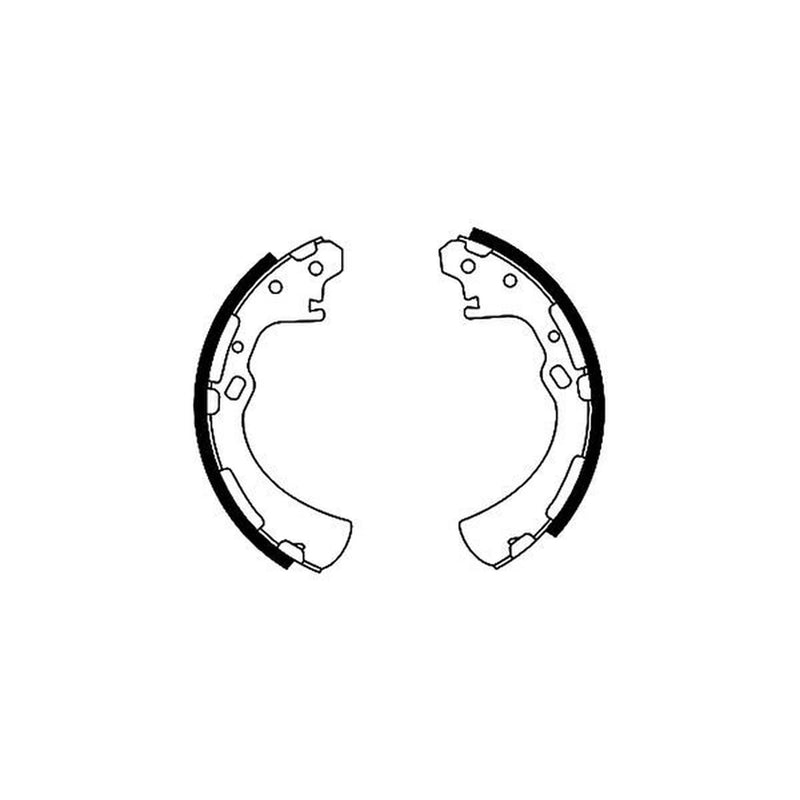 Mintex Brake Shoe Set Axle Kit MFR263