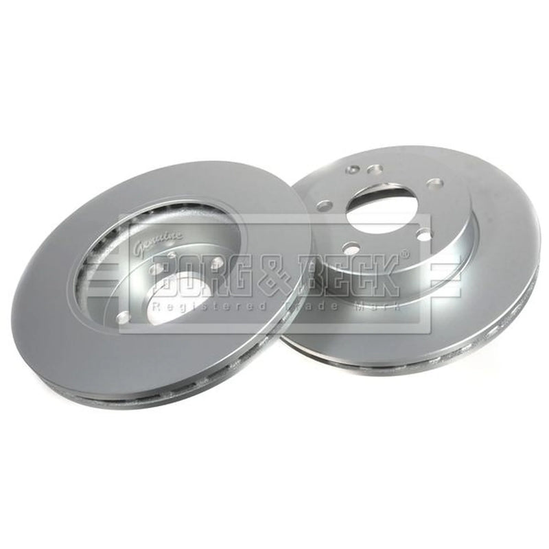 Borg & Beck 2 x Vented Front Brake Discs BBD4721