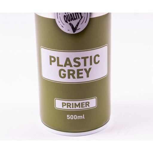 AUTOTEK Professional Grey Plastic  Primer 500ml Spray Paint High Coverage[2] Autotek  - Town Parts