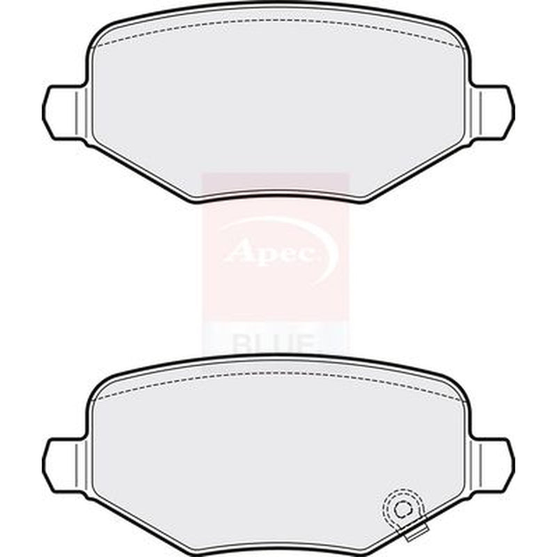 Apec Rear Brake Pad Set PD3837