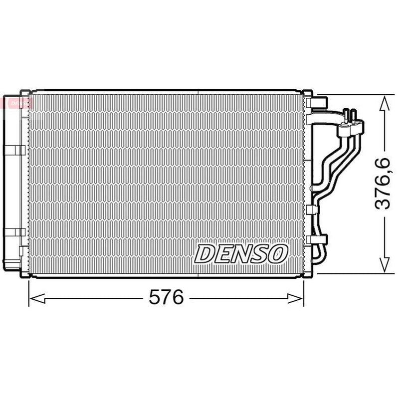Denso Air Conditioning Condenser DCN43008