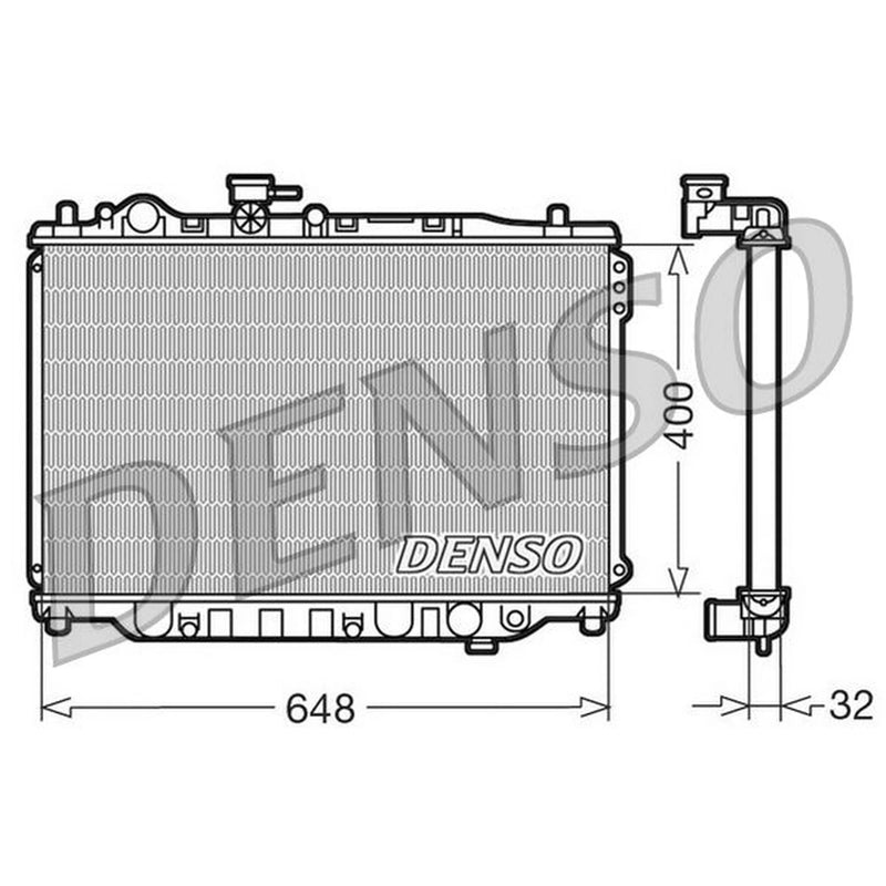 Denso Engine Radiator DRM44007
