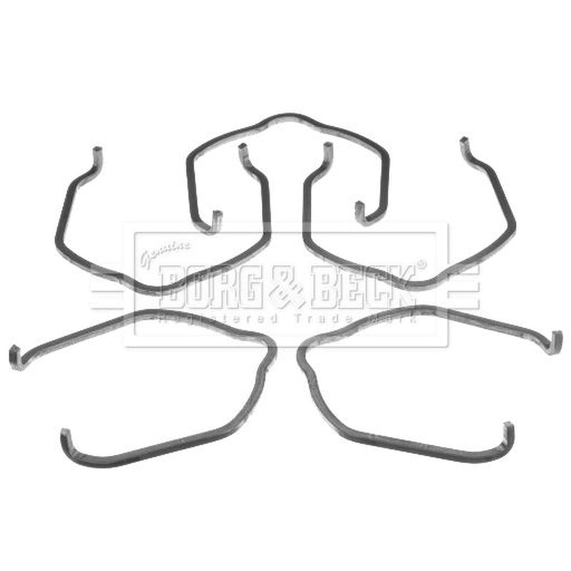 Borg & Beck 5 x Charge Air Hose Fastening Clamp Wide Thick BHC2009