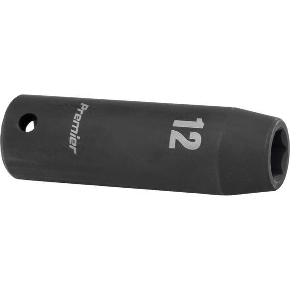 Sealey 1/2"Dr Deep Impact Socket 12mm