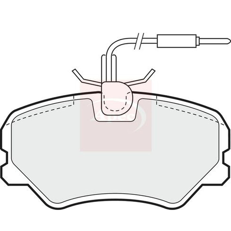 Apec Front Brake Pad Set PAD546