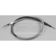 Borg & Beck Handbrake Cable Left Rear BKB3036