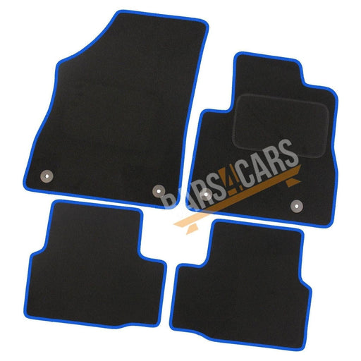 Fully Tailored Blue Trim Carpet Mats Vauxhall Astra 15 ON Set of 4 With 4 Clips UKB4C  - Town Parts