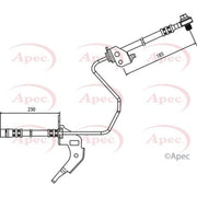 Apec Brake Hydraulic Hose Line Rear Left HOS3689