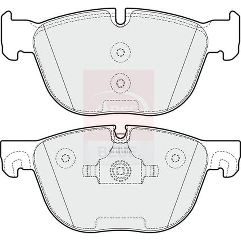 Apec Front Brake Pad Set PD3339