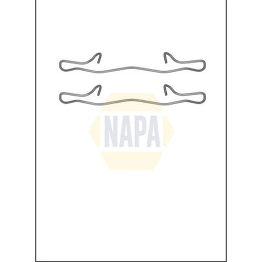 NAPA Brake Pad Accessory Fitting Kit Rear NFK1106