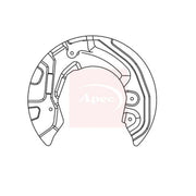 Apec Brake Disc Splash Guard Front Left ASG1018