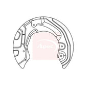 Apec Brake Disc Splash Guard Front Left ASG1018