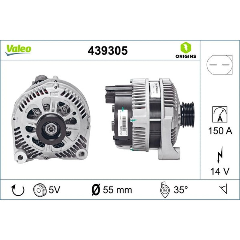 Valeo Car Alternator 12V 439305